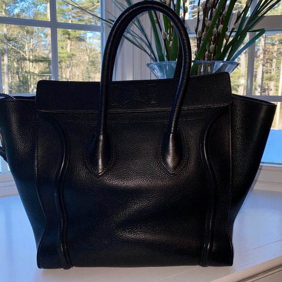 Celine Paris Mini Black Pebble Lambskin Luggage - Picture 13 of 13